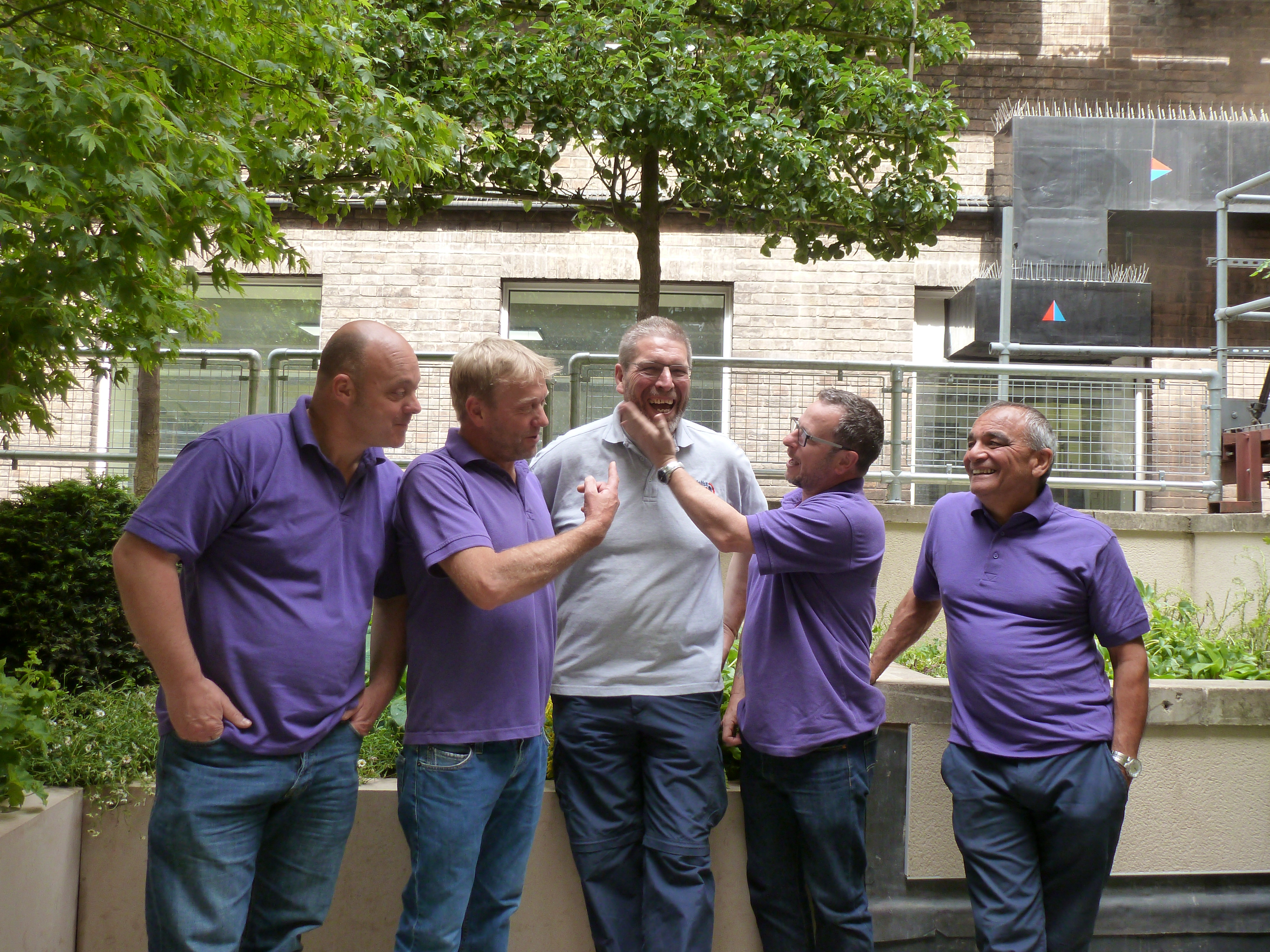 Martyn with DIY SOS team